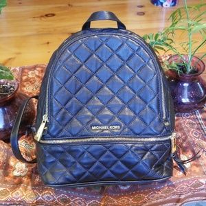 Michael Kors leather backpack